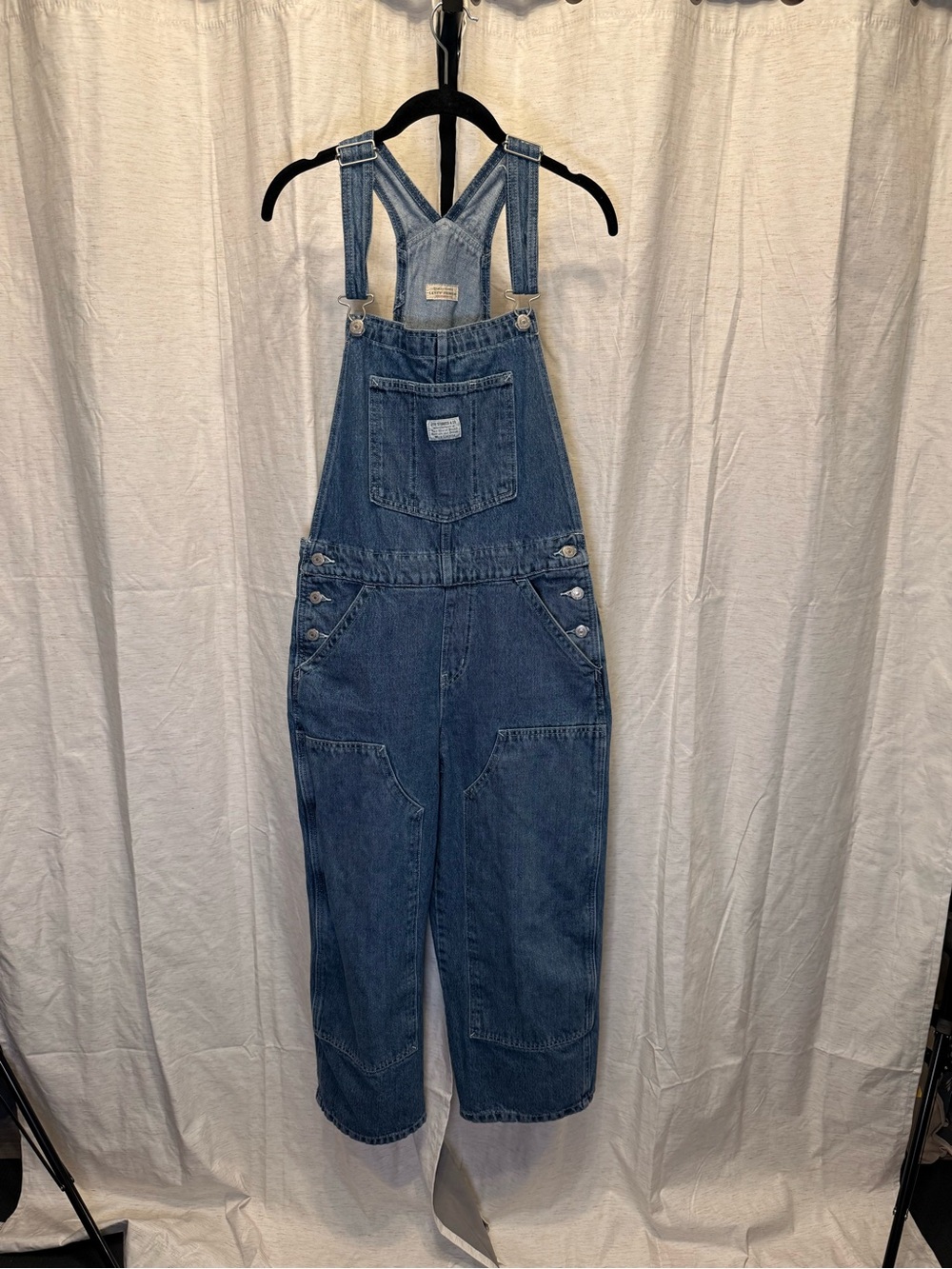 Levi's Denim Overalls with Bib Patch